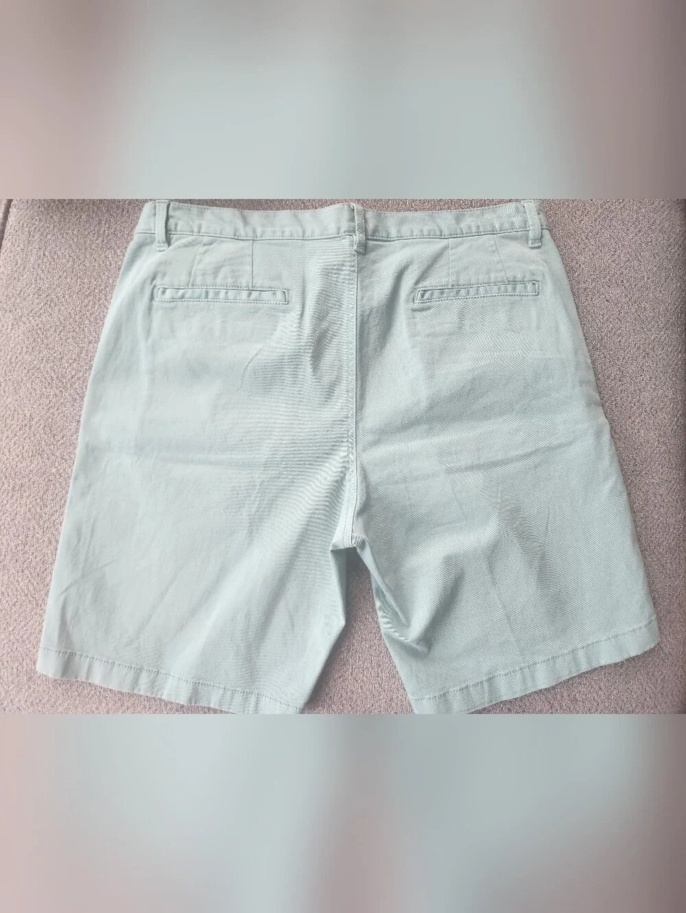 New 14th & Union Men's Light Mint Chino Shorts 36W Slim‎ Fit